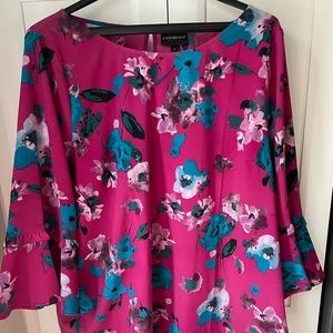 Lane Bryant blouse with 1 button back